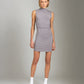 MONK & LOU - Kayli Mock Neck Ruched Mini Dress