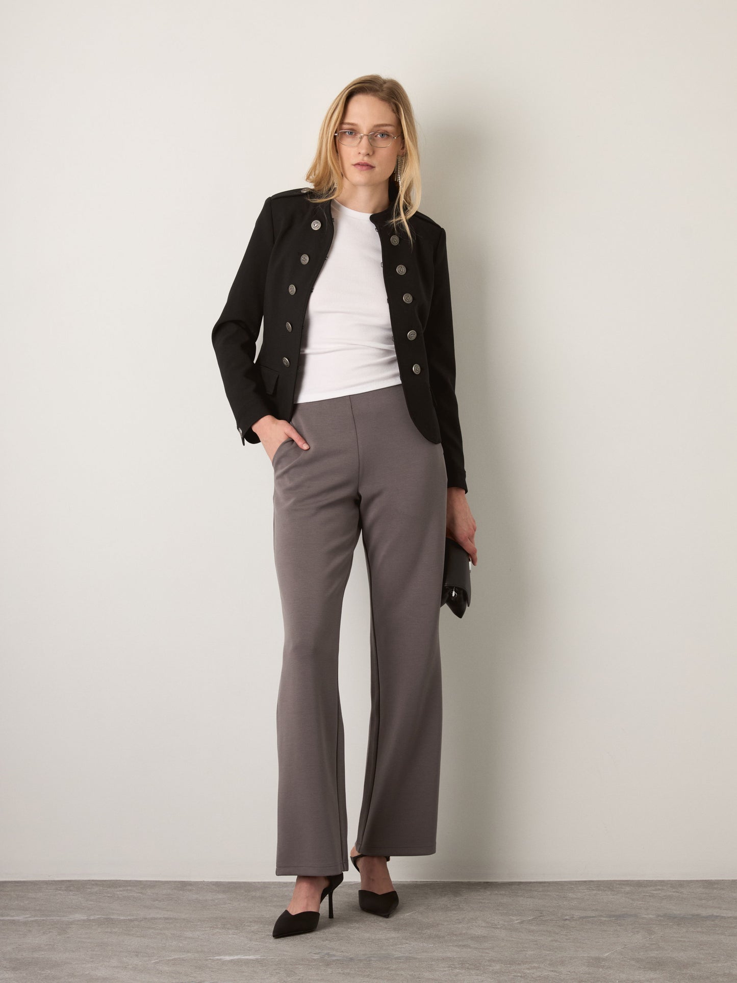 MONK & LOU - Echo Straight Leg Pants - 