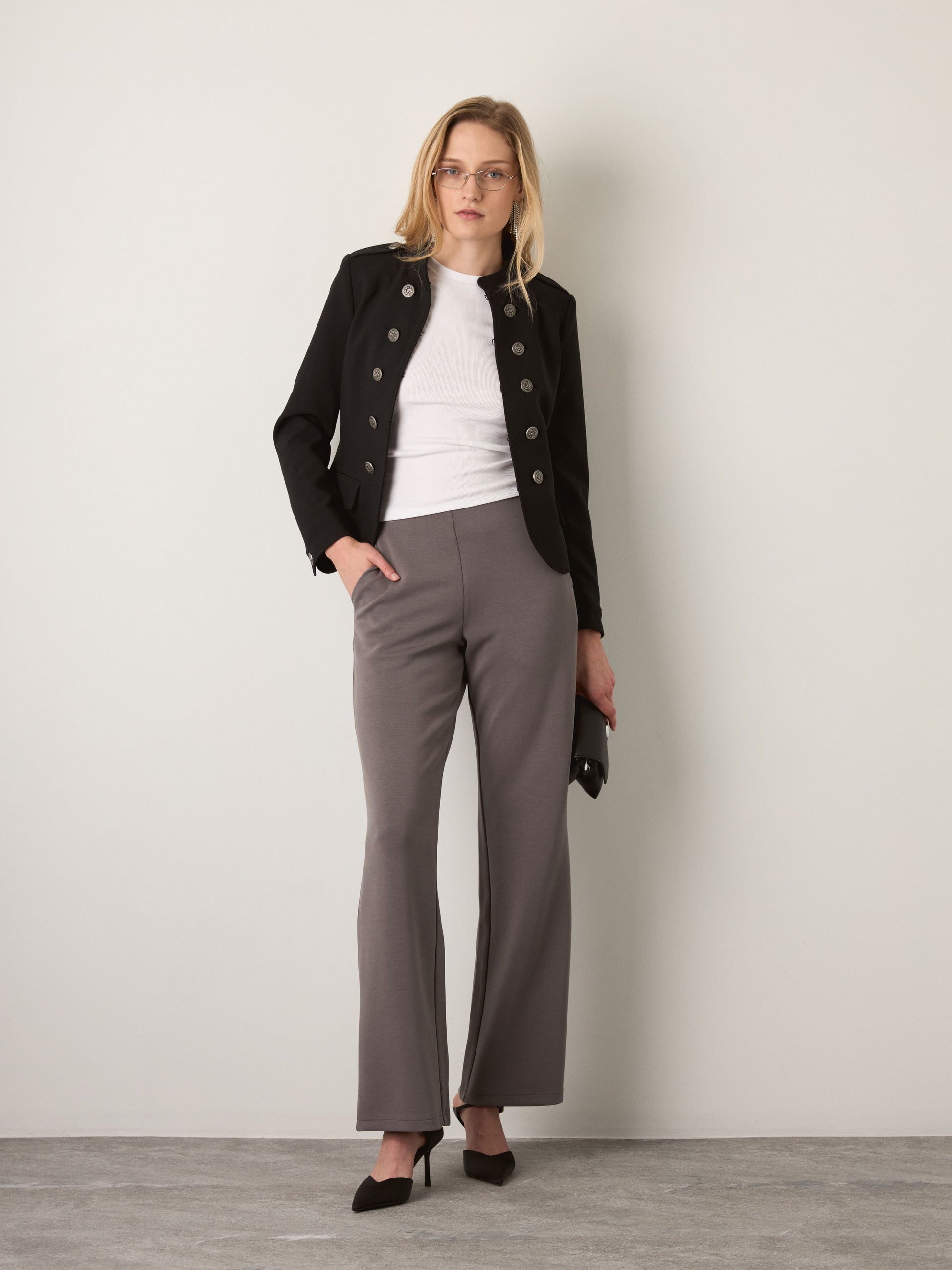 MONK & LOU - Echo Straight Leg Pants - 