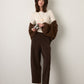 MONK & LOU - Elliot Barrel Pants - Espresso