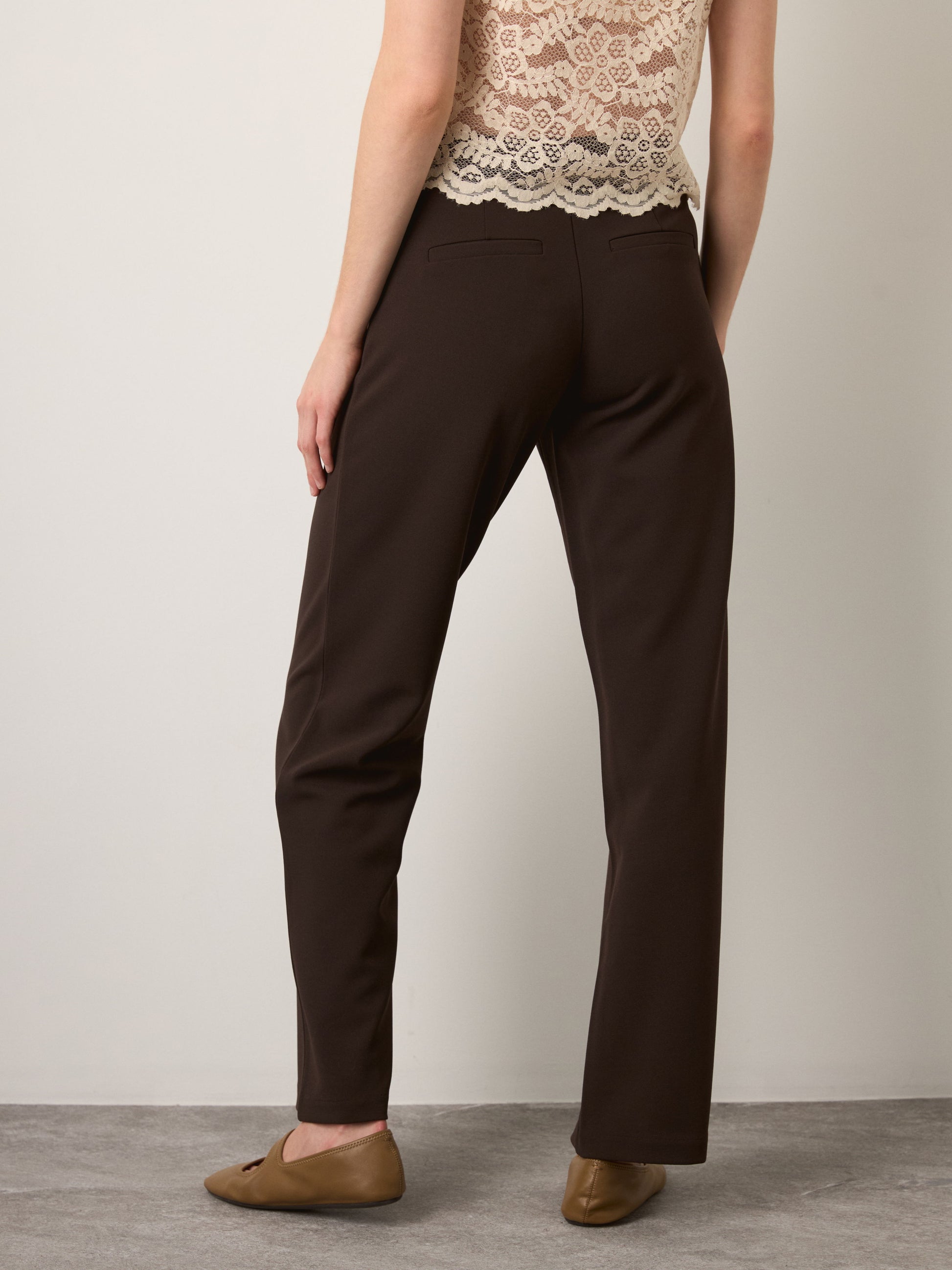MONK & LOU - Erin Straight Leg Pants - 