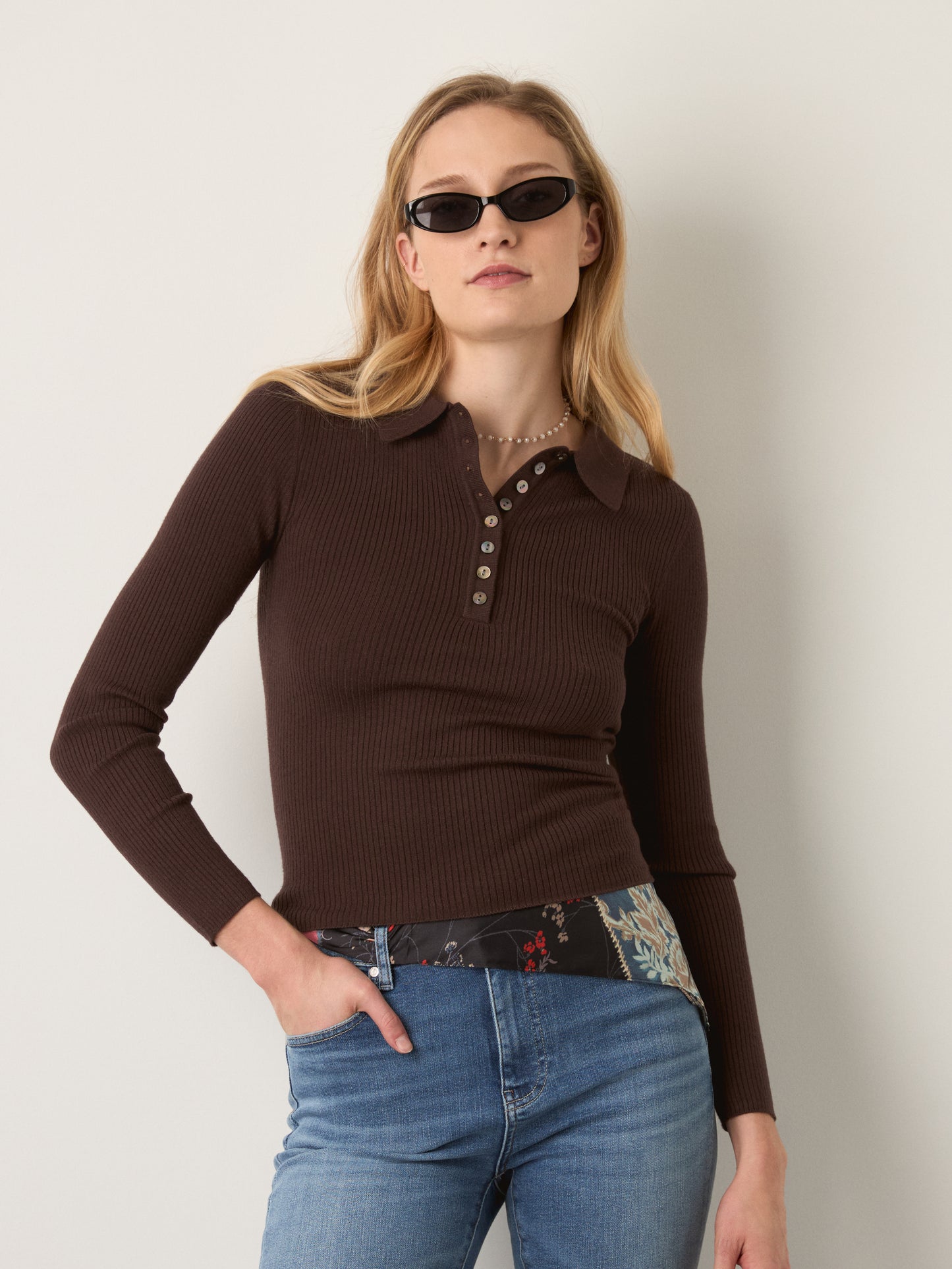 MONK & LOU - Fay Henley Sweater - 