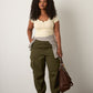 MONK & LOU - Gen Henley T-Shirt - Creampuff