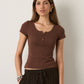 MONK & LOU - Gen Henley T-Shirt - 