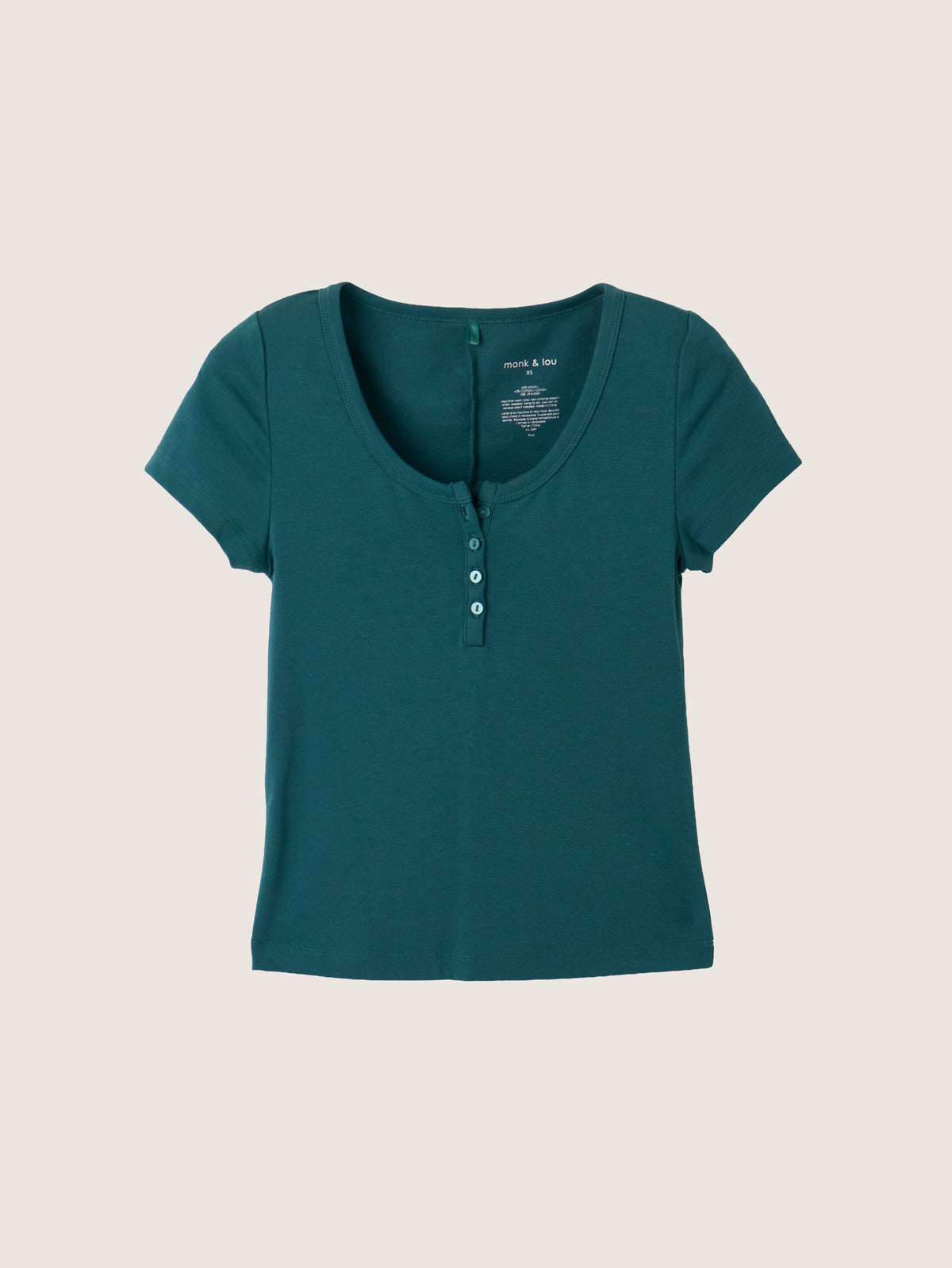 MONK & LOU - Gen Henley T-Shirt - 