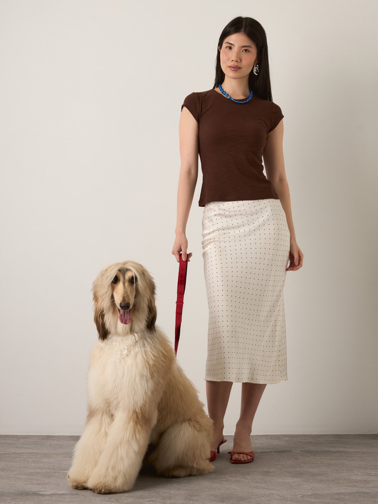 MONK & LOU - Gia Shortsleeve T-Shirt - Rich Brown