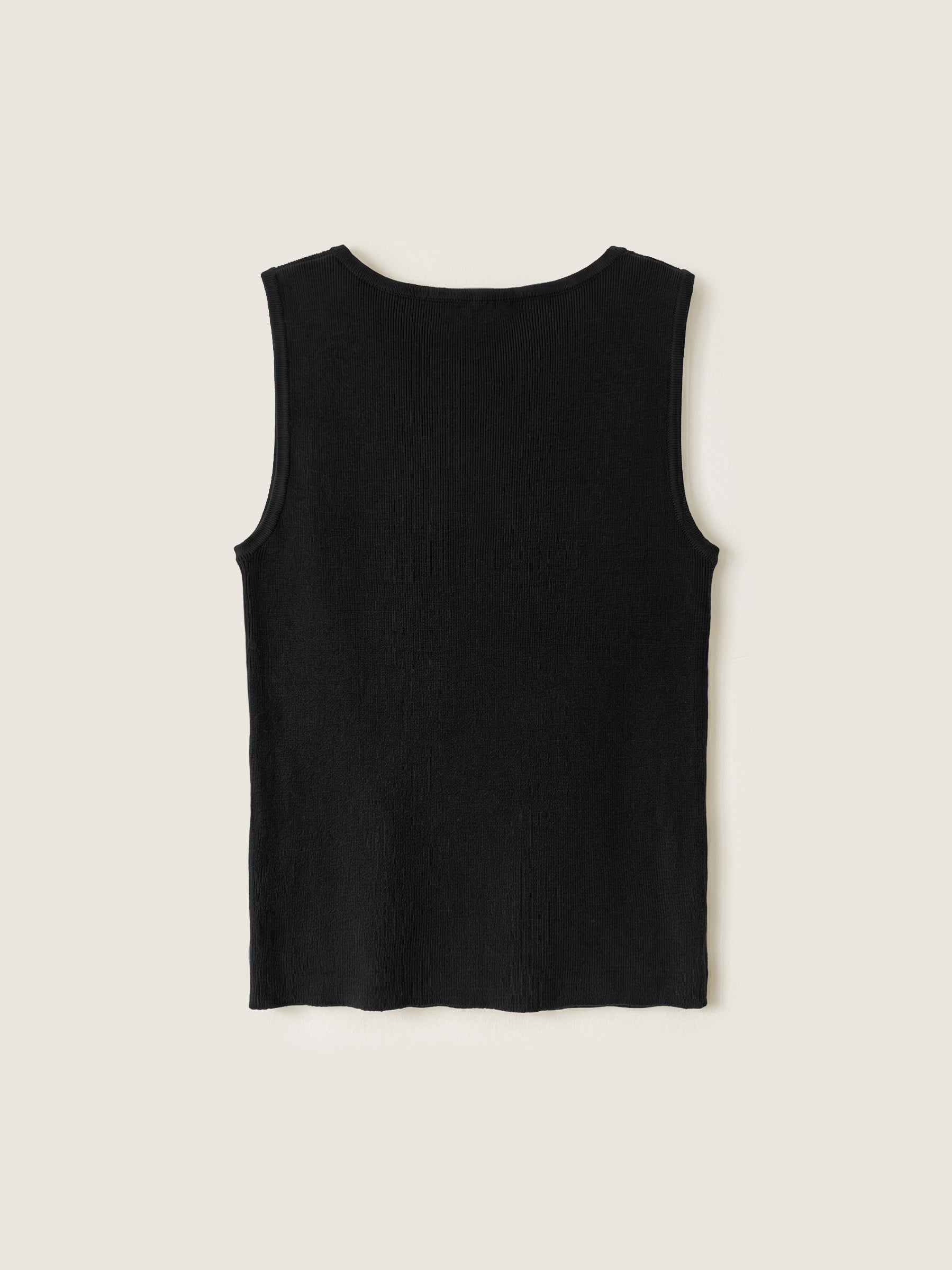 MONK & LOU - Harriet Boatneck Shell - Black