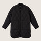 MONK & LOU - Jimmi Long Bomber Jacket - Blacknight