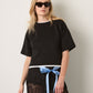 MONK & LOU - Jo Dropped Shoulder Top - 