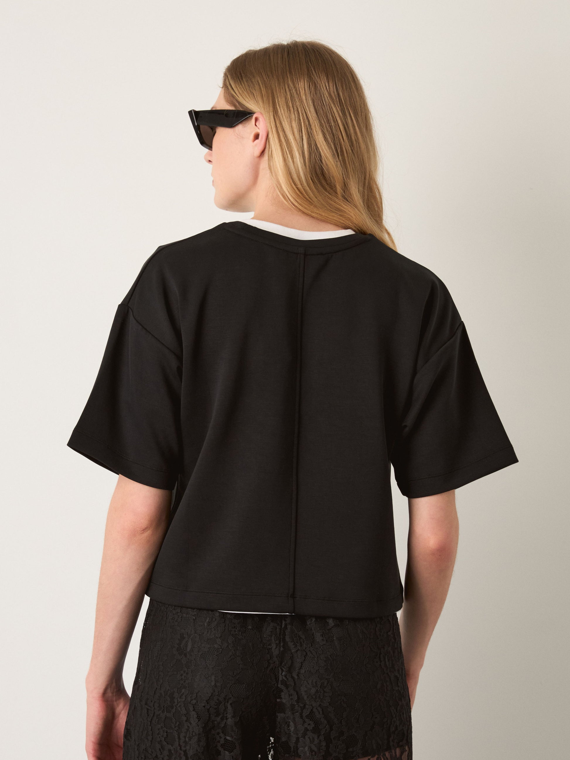 MONK & LOU - Jo Dropped Shoulder Top - 