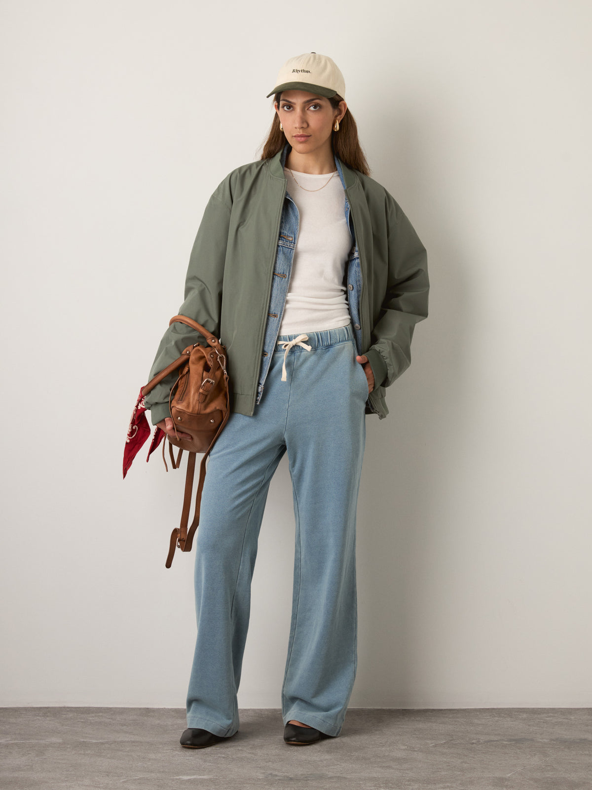 MONK & LOU - Jules Drawstring Pants - Blue Indigo