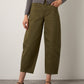 MONK & LOU - Julie Cropped Barrel Pants - 