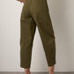 MONK & LOU - Julie Cropped Barrel Pants - 