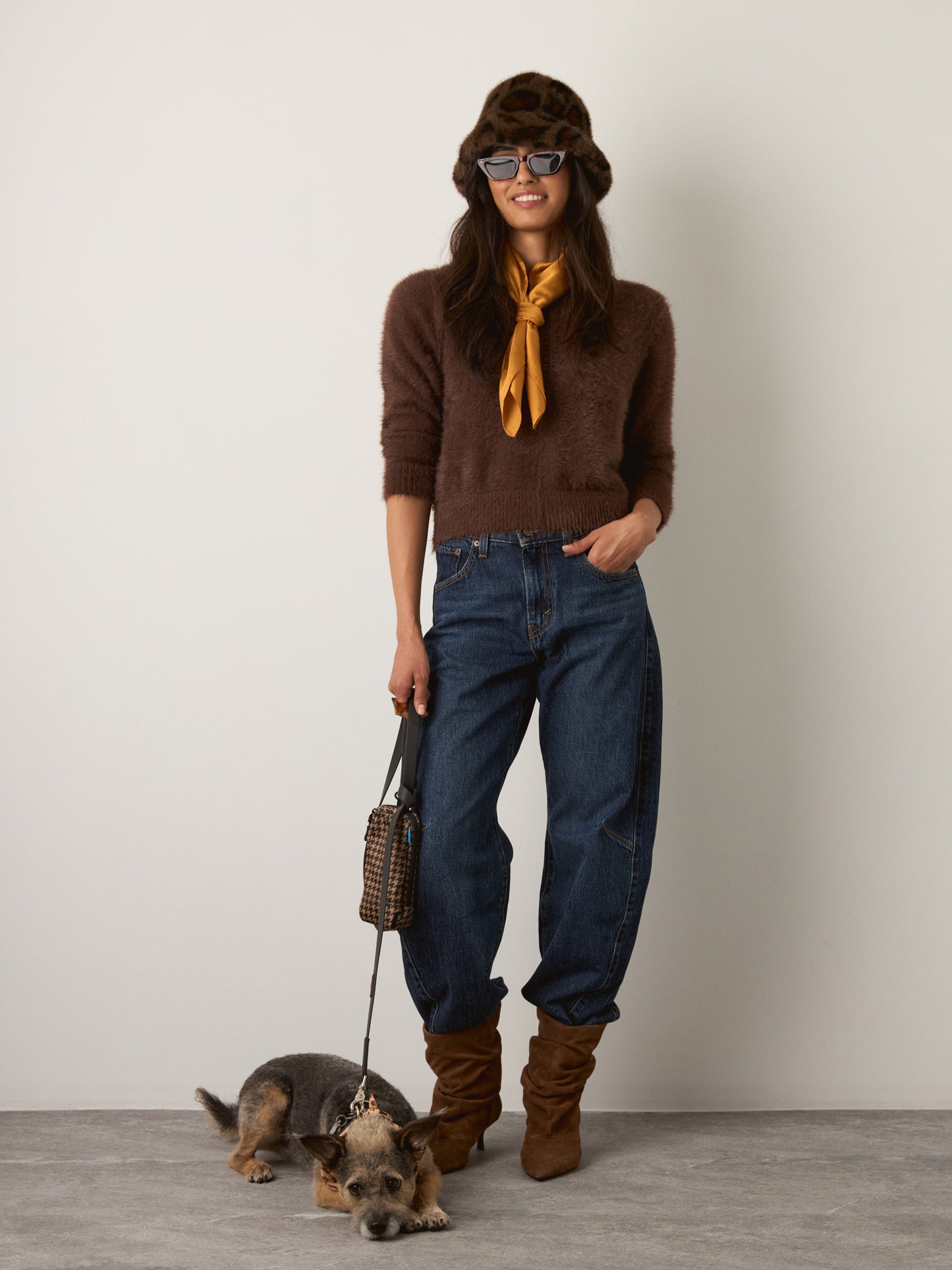 MONK & LOU - Juni Relaxed Pullover - Brown