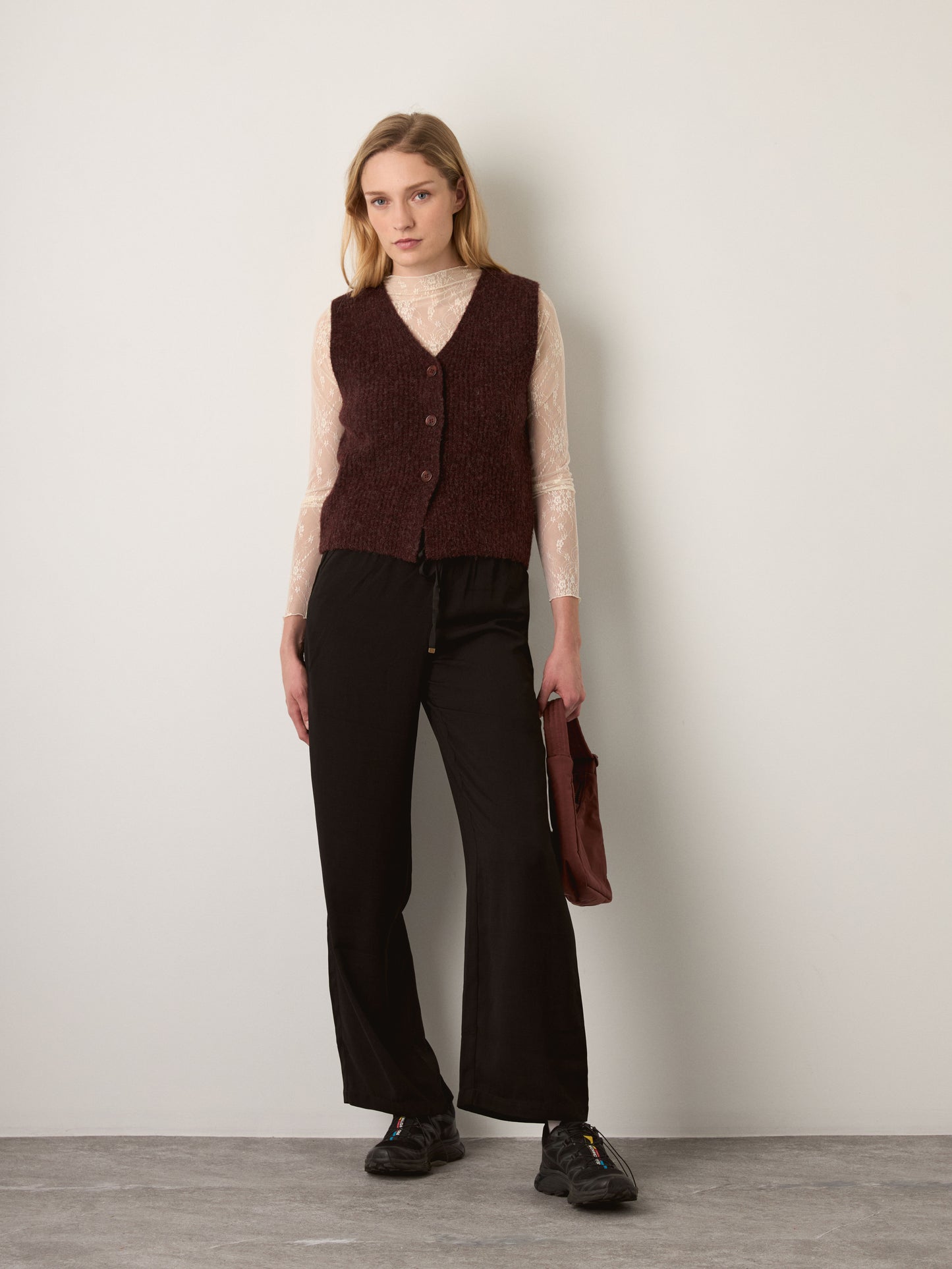 MONK & LOU - Kieran Drawstring Pants - Black