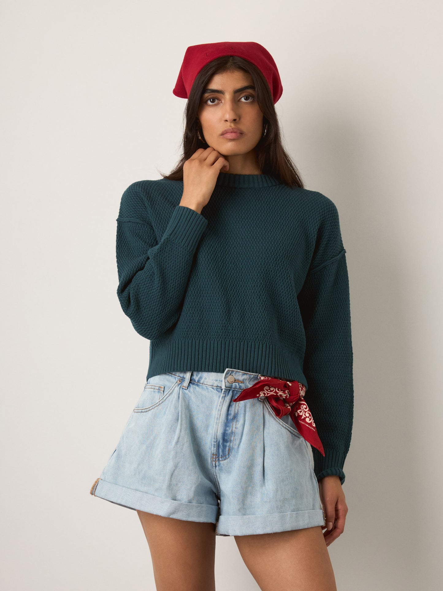 Kya Crewneck Pullover Sweater