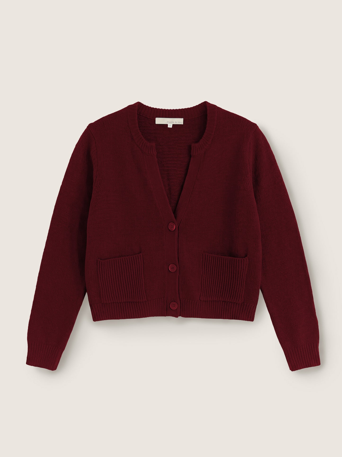 MONK & LOU - Leena Cropped Cardigan - 