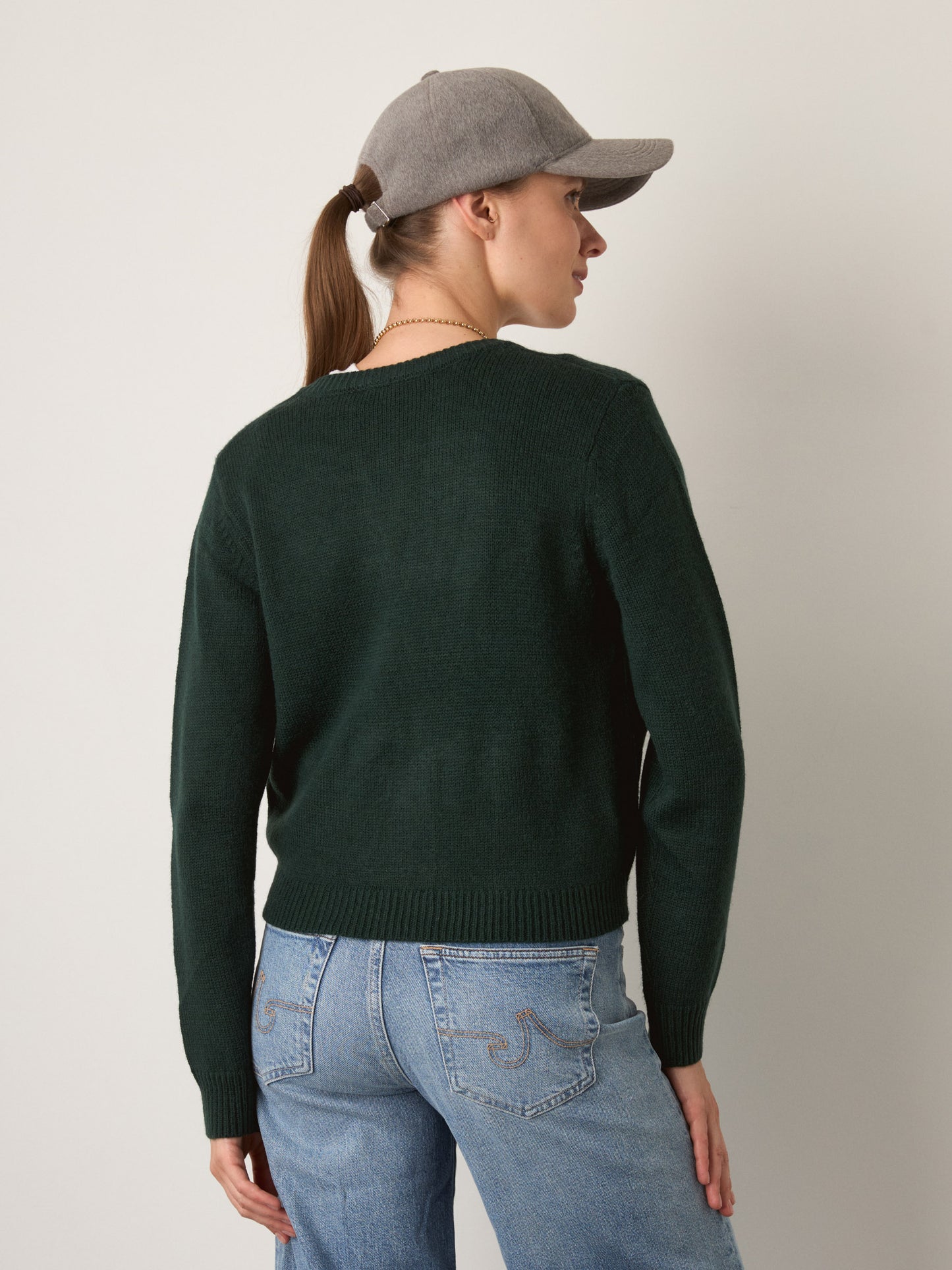 MONK & LOU - Leena Cropped Cardigan - 