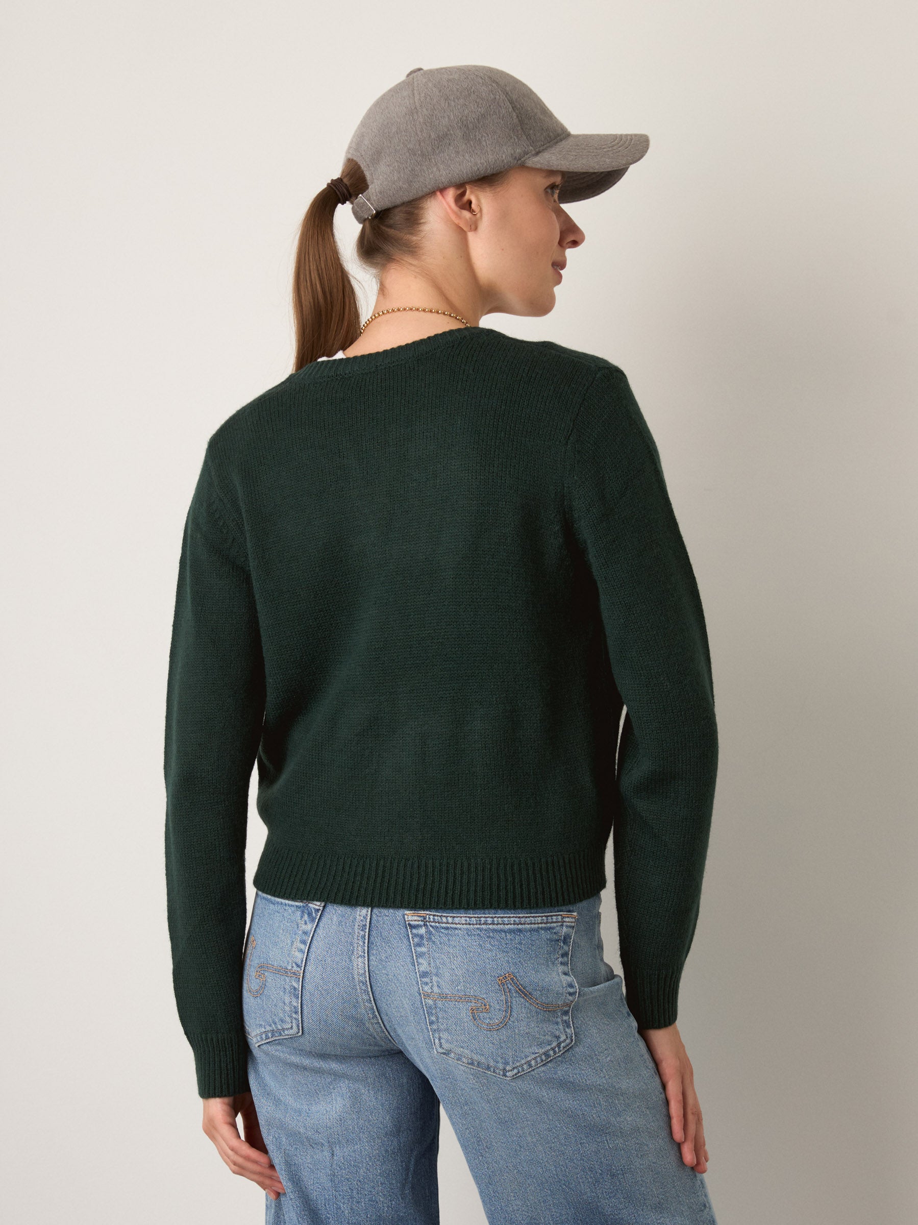 MONK & LOU - Leena Cropped Cardigan - 