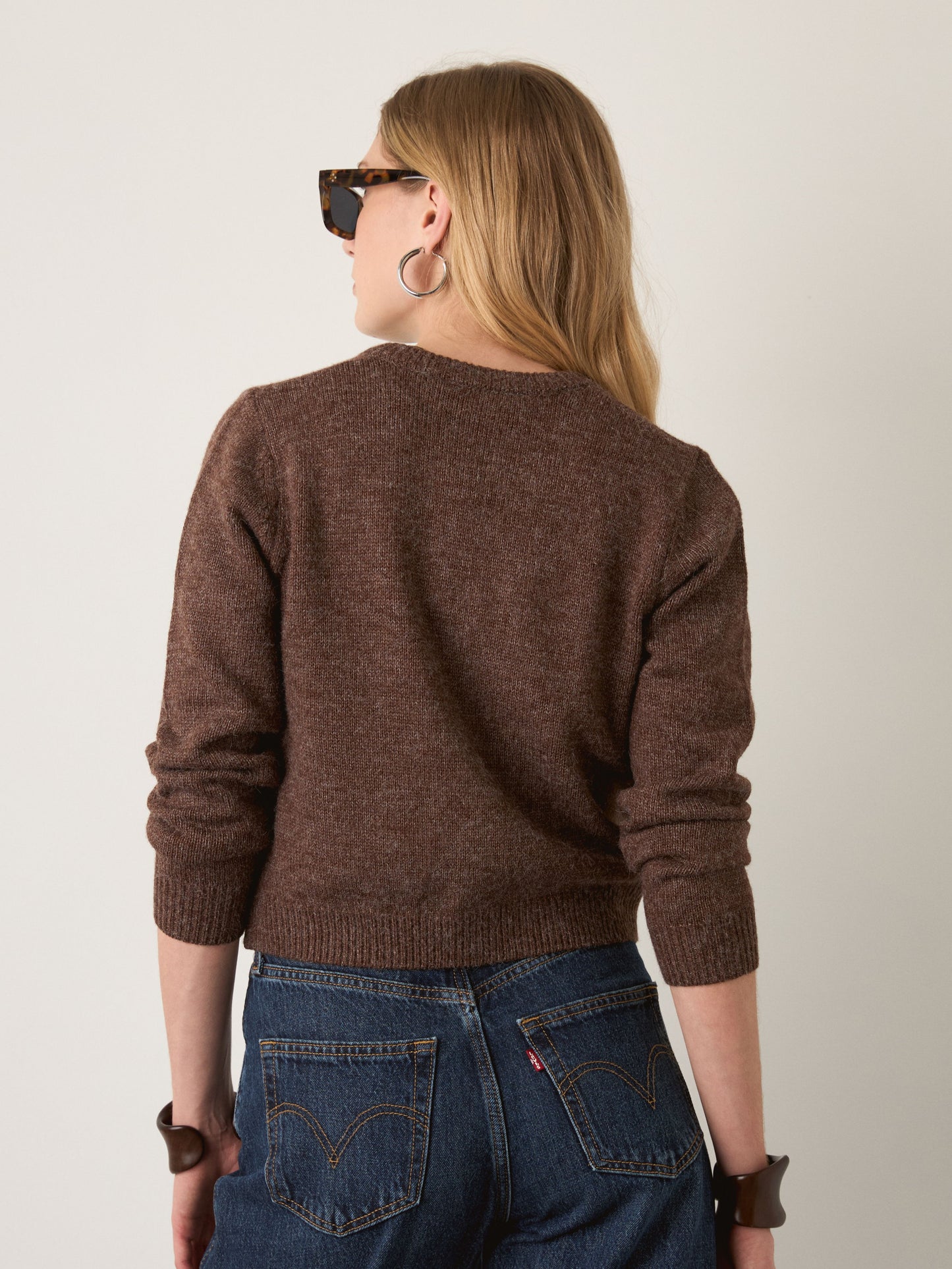 MONK & LOU - Leena Cropped Cardigan - 