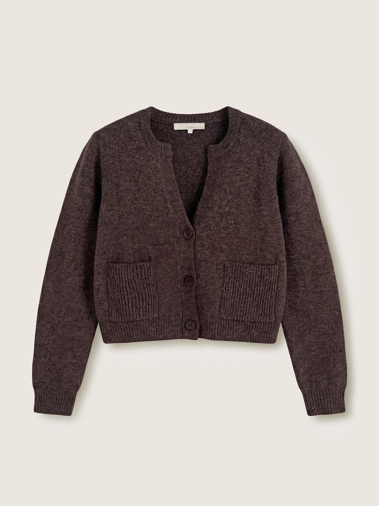MONK & LOU - Leena Cropped Cardigan - 