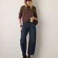 MONK & LOU - Leena Cropped Cardigan - Mixed Espresso
