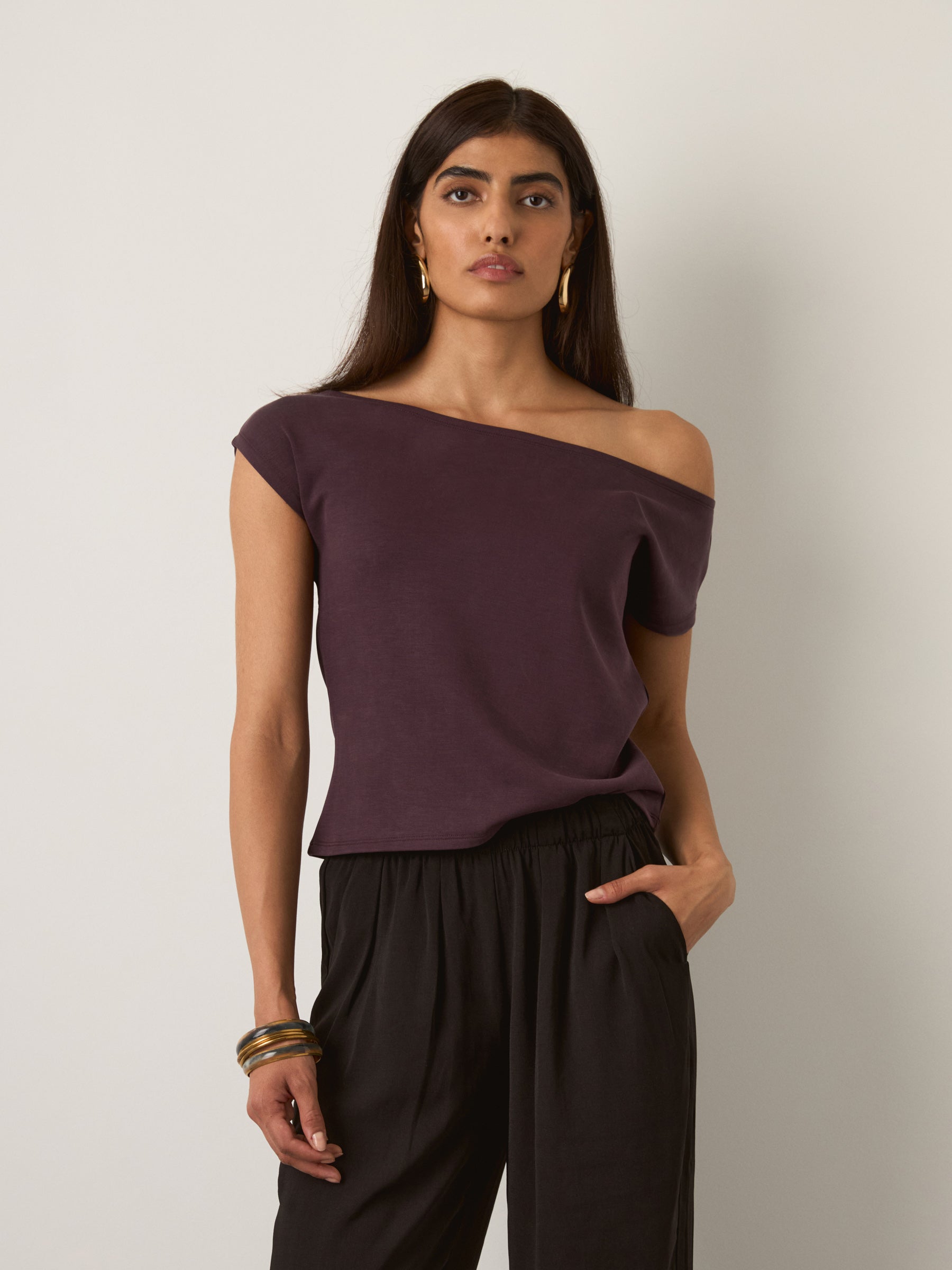 MONK & LOU - Maude Off Shoulder Top - 