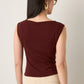 MONK & LOU - Merritt Cowl Neck Top - 