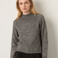 MONK & LOU - Mina Speckled Roll Neck Pullover Sweater - 