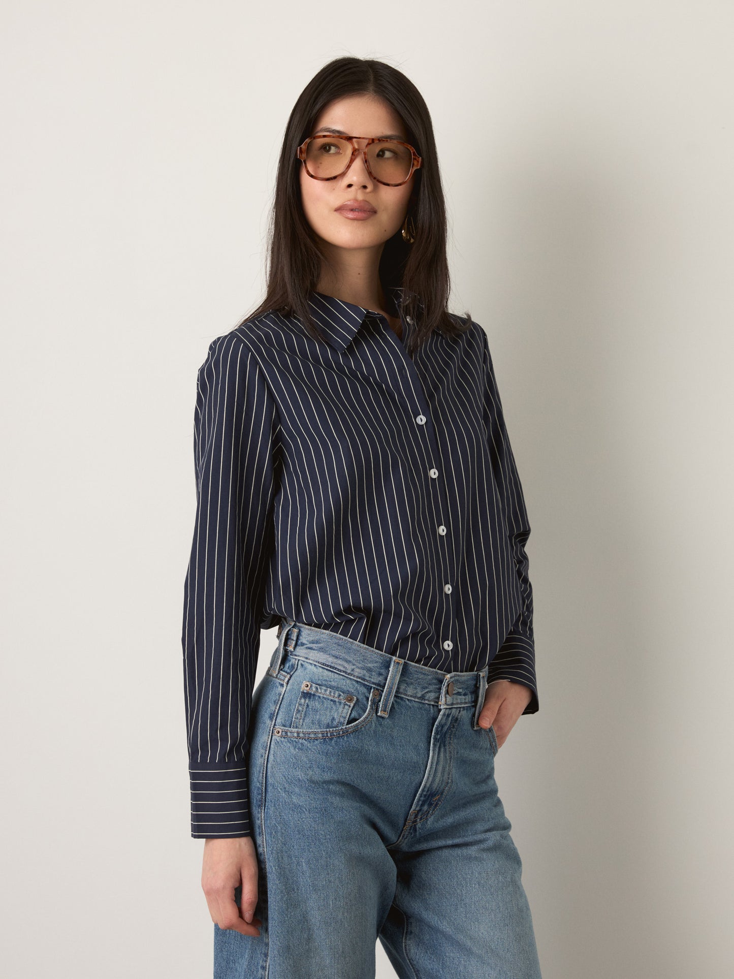 MONK & LOU - Minji Button Up Shirt - 