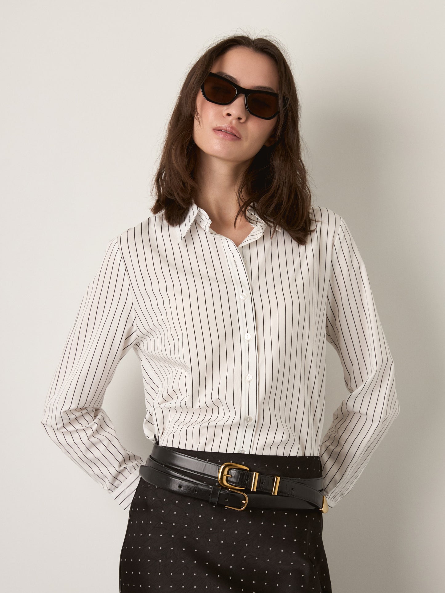 MONK & LOU - Minji Button Up Shirt - 