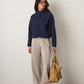 MONK & LOU - Noah High Pile Fleece Zip Jacket - Navy