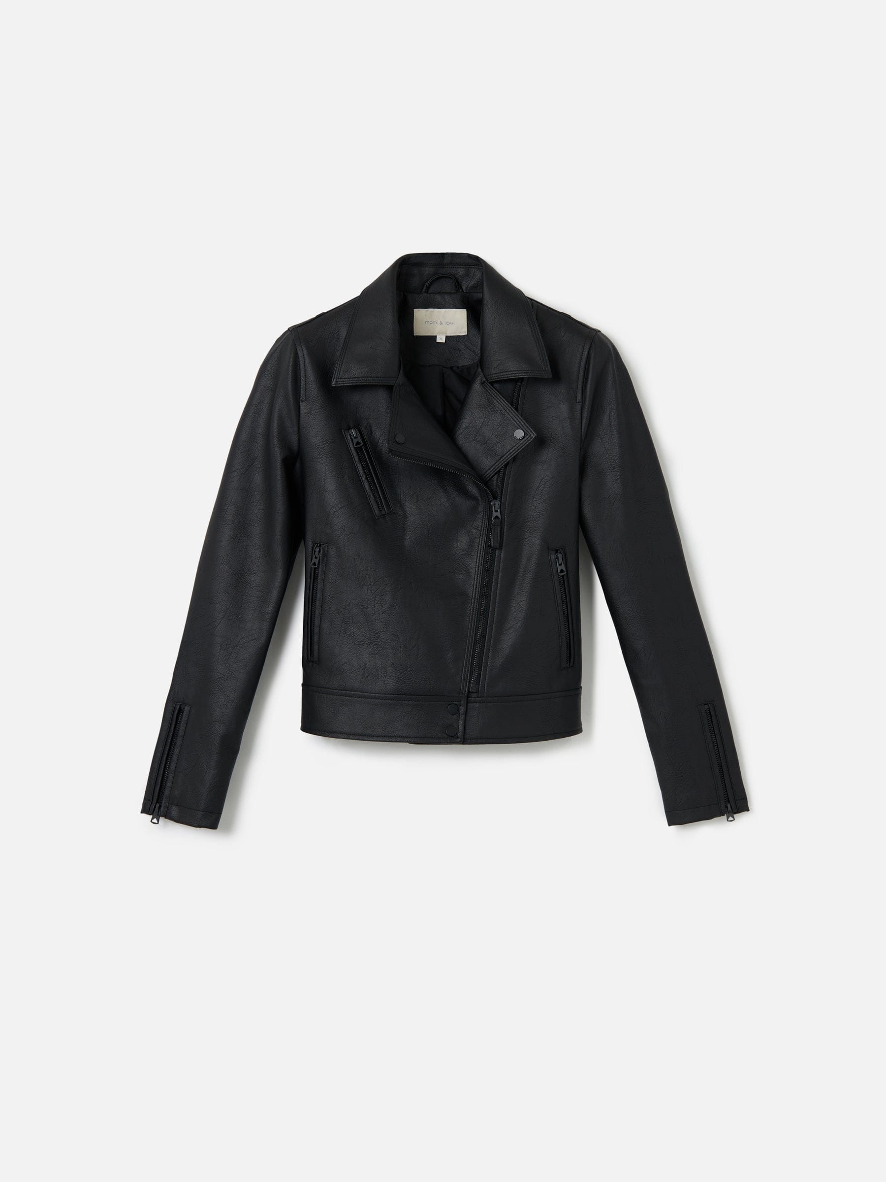 Outerwear - Monk & Lou - Vegan Leather Declan Jacket - PLENTY