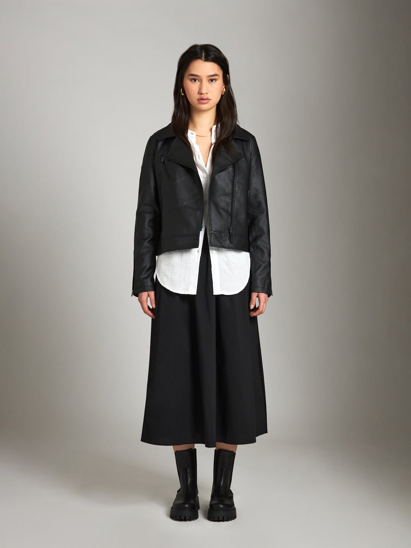 Outerwear - Monk & Lou - Vegan Leather Declan Jacket - PLENTY