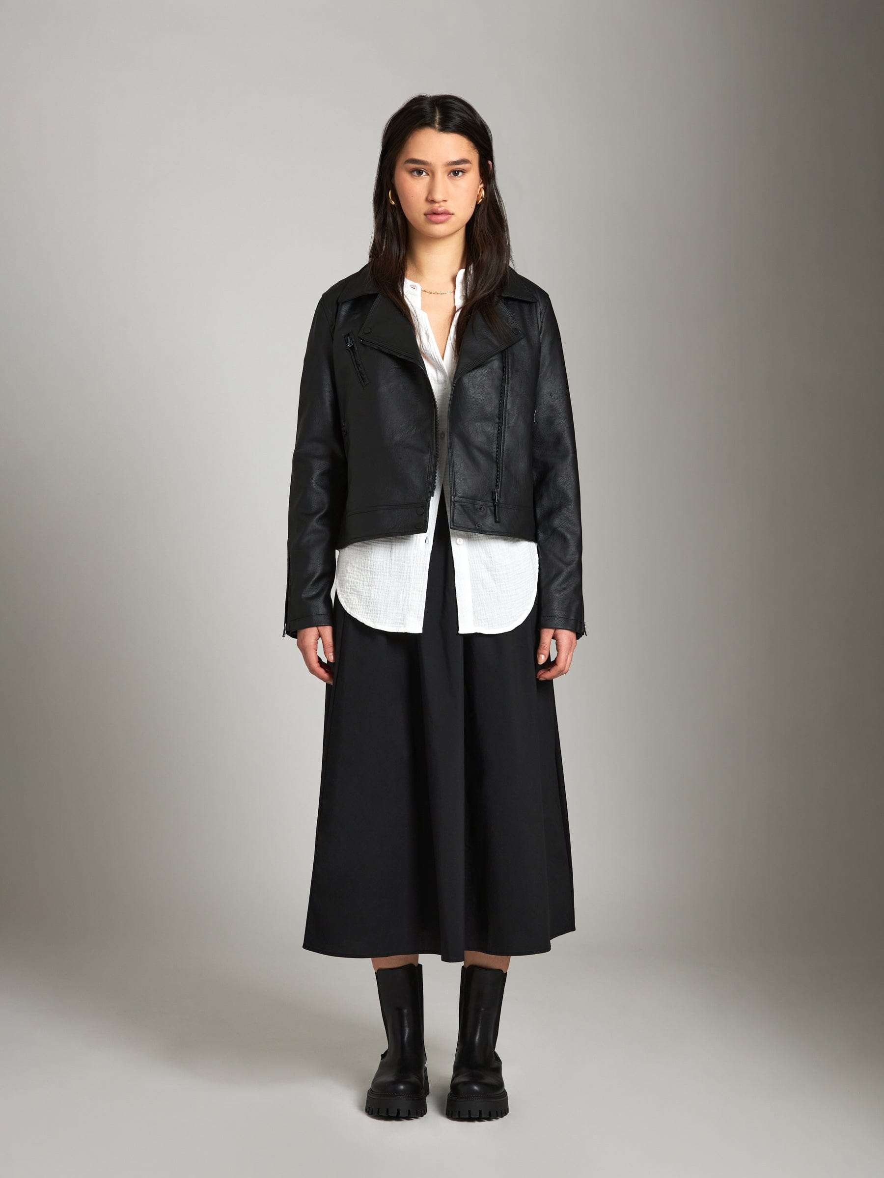 Outerwear - Monk & Lou - Vegan Leather Declan Jacket - PLENTY