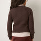 MONK & LOU - Phoebe Cable Pullover Sweater - 