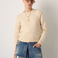 MONK & LOU - Phoebe Cable Pullover Sweater - 