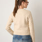 MONK & LOU - Phoebe Cable Pullover Sweater - 
