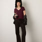 MONK & LOU - Rae Relaxed Pants - Black