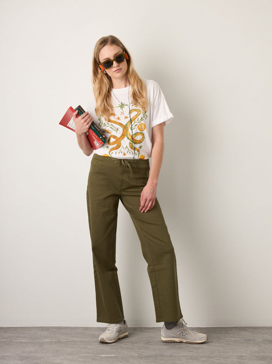 MONK & LOU - Rae Relaxed Pants - Sage