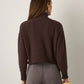 MONK & LOU - Rani Relaxed Mockneck Pullover - 