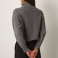 MONK & LOU - Rani Relaxed Mockneck Pullover - 