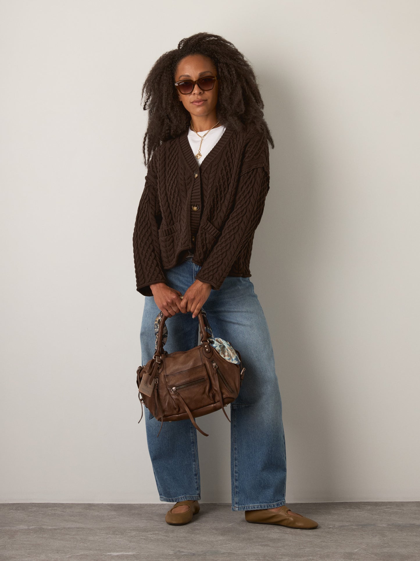 MONK & LOU - Sage Relaxed Cardigan - 