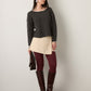 MONK & LOU - Shiloh Relaxed Pullover Sweater - Coal Gray