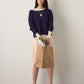 MONK & LOU - Shiloh Relaxed Pullover Sweater - Eggplant