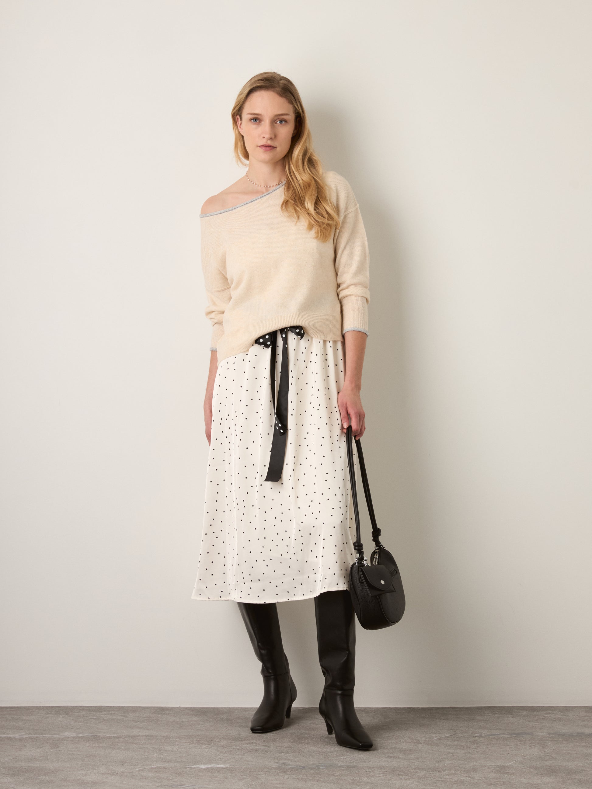 MONK & LOU - Shiloh Relaxed Pullover Sweater - 