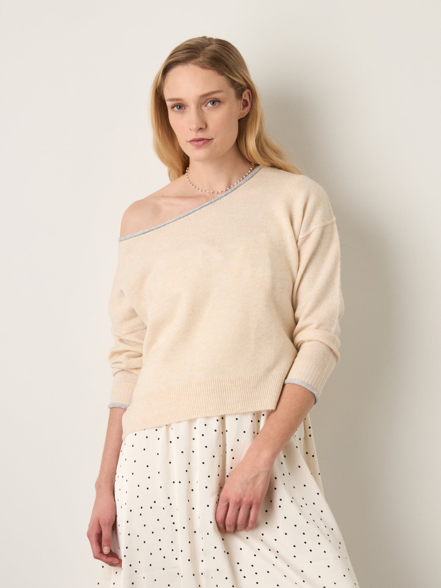 MONK & LOU - Shiloh Relaxed Pullover Sweater - 