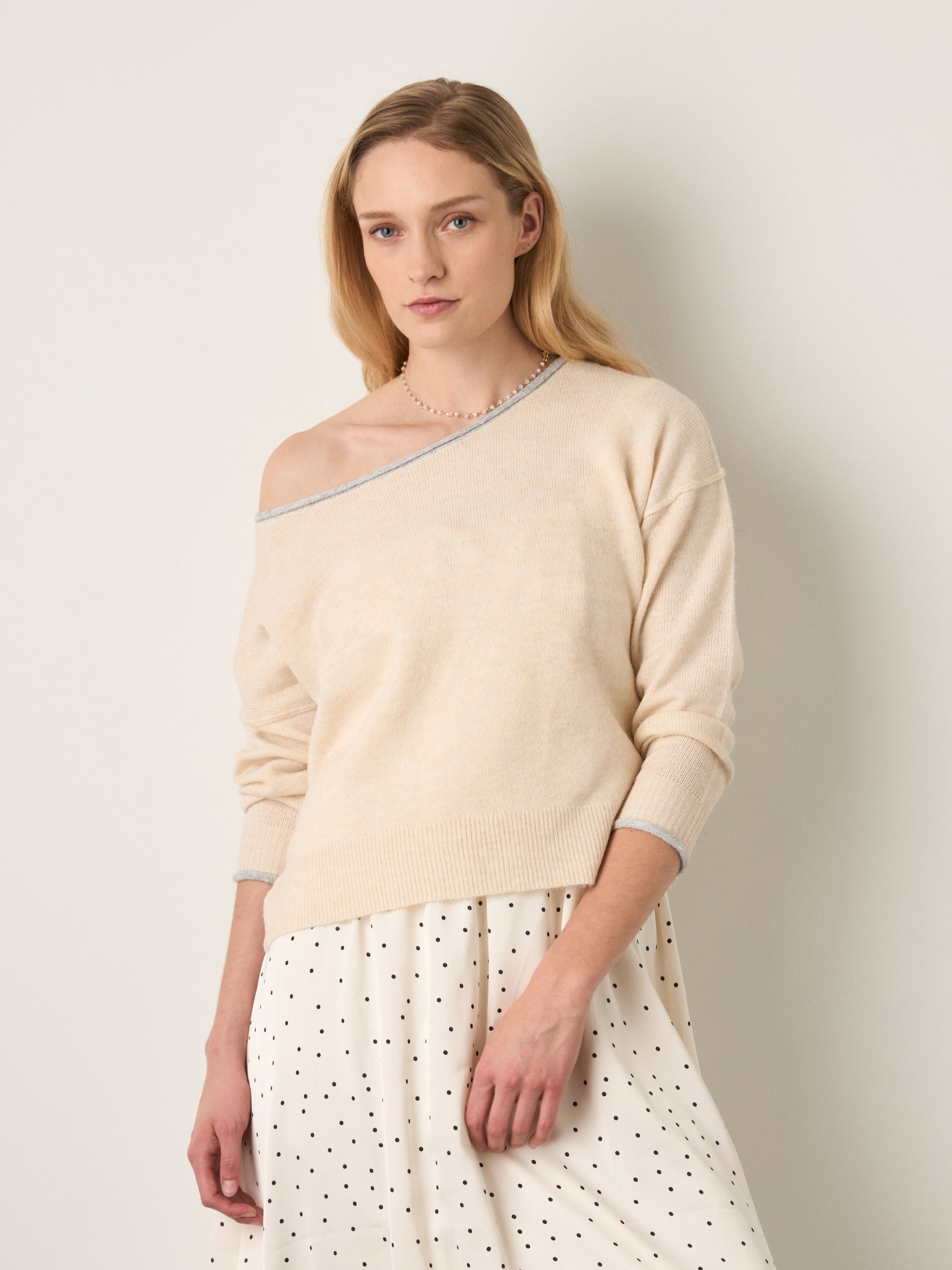 MONK & LOU - Shiloh Relaxed Pullover Sweater - 