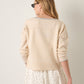 MONK & LOU - Shiloh Relaxed Pullover Sweater - 
