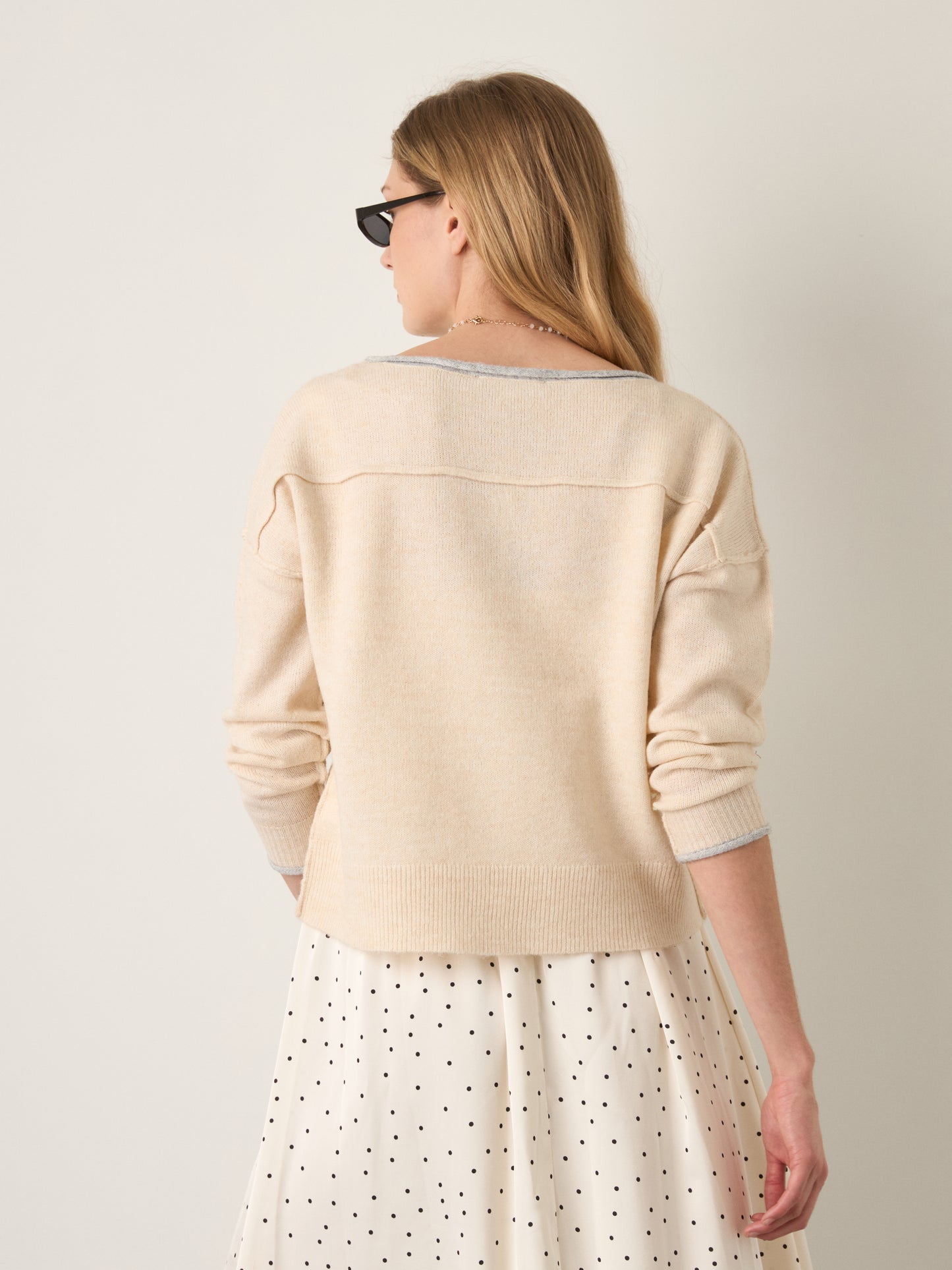 MONK & LOU - Shiloh Relaxed Pullover Sweater - 